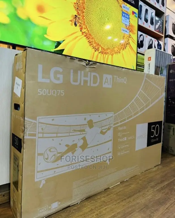 New LG 50 Inches Uq80 Smart Ultra HD Web O.S TV