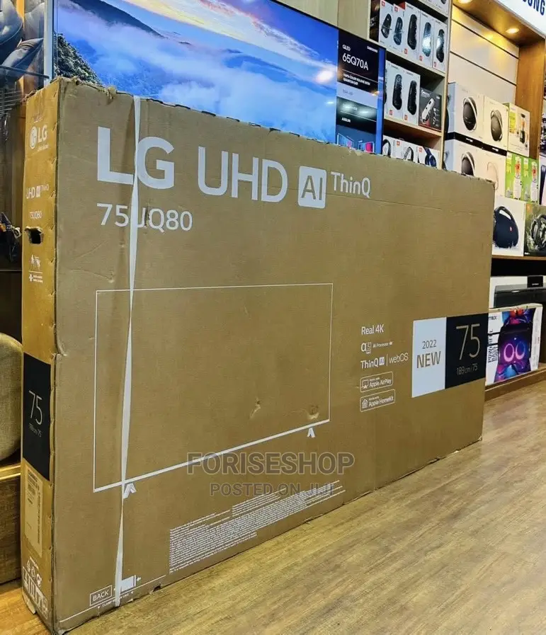 75UQ80 Series LG 75inches Smart UHD Web O.S TV Original