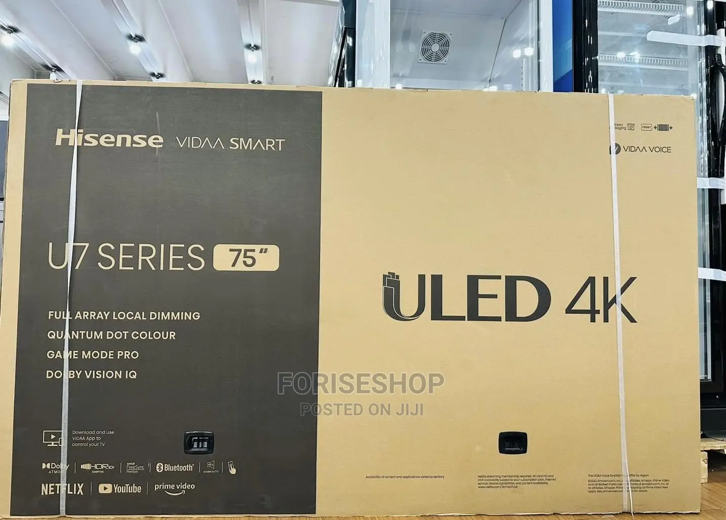 Hisense 75 Inches Uled Smart  4k Uhd Tv