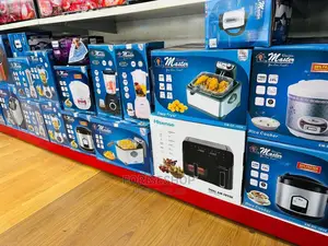 Air Fryer, Rice Cooker, Deep Fryer, Blender, Irons Stocked