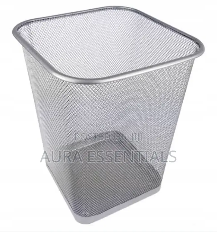 Melt Mesh Square Trash Can