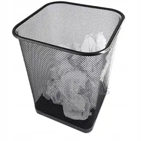 Melt Mesh Square Trash Can