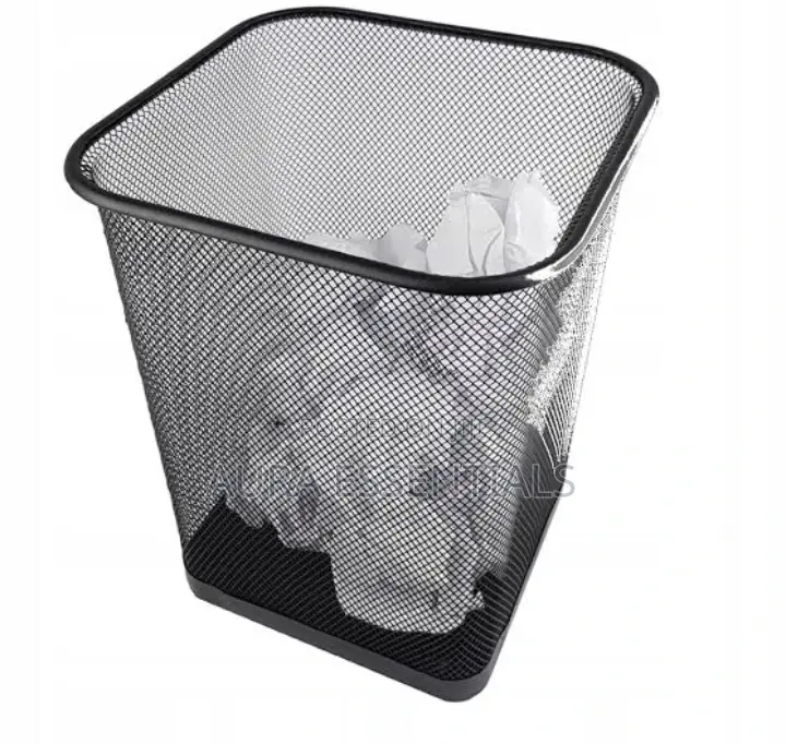 Melt Mesh Square Trash Can