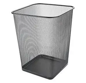 Melt Mesh Square Trash Can