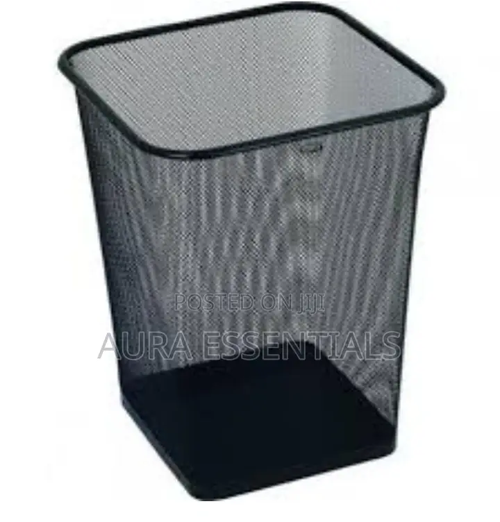 Melt Mesh Square Trash Can