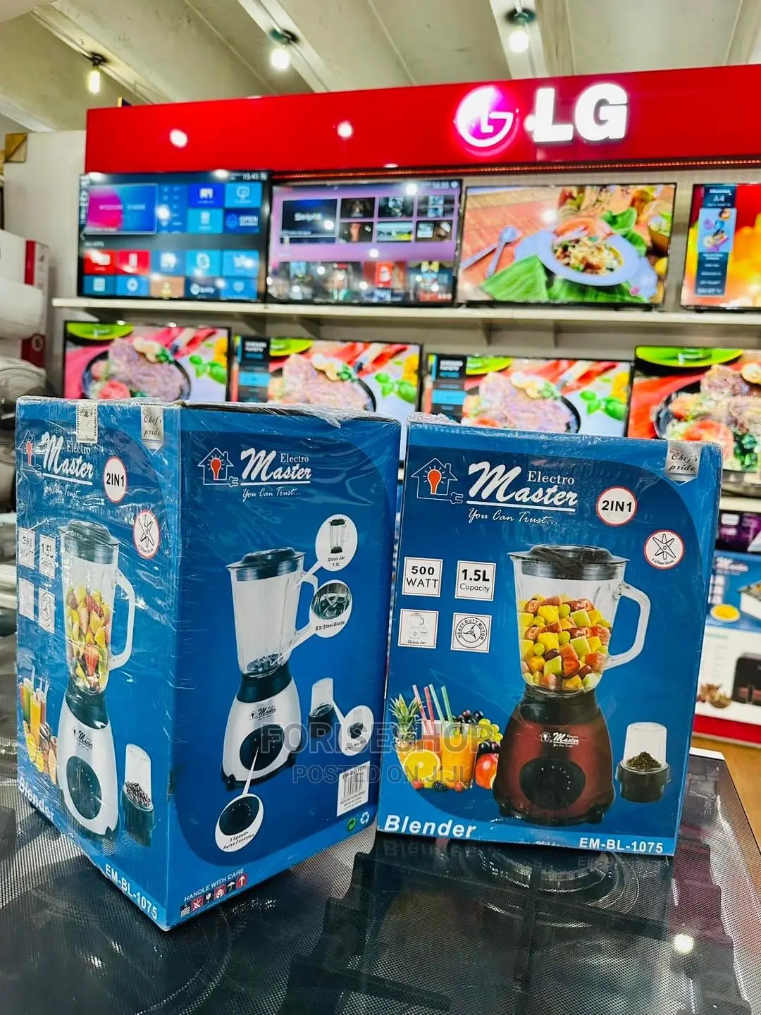 Electro Master 1.5L Strong Electric Blenders 2in1