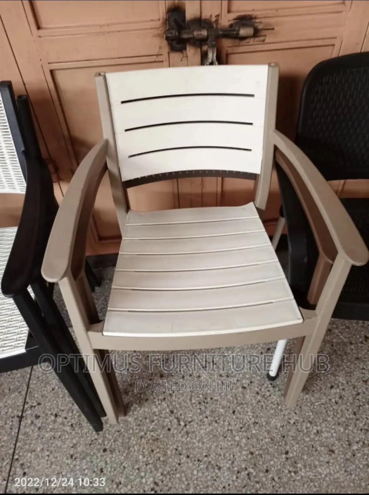 Imported Plastic Chair (Striped)