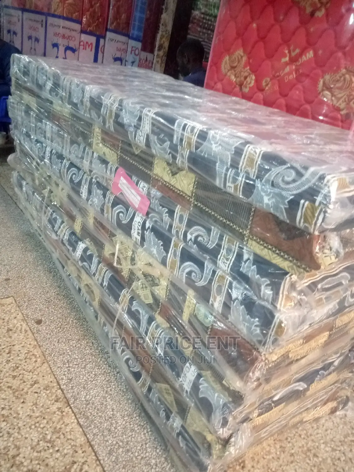 Mattress 3x6x6inches.Eurofoam.( White)