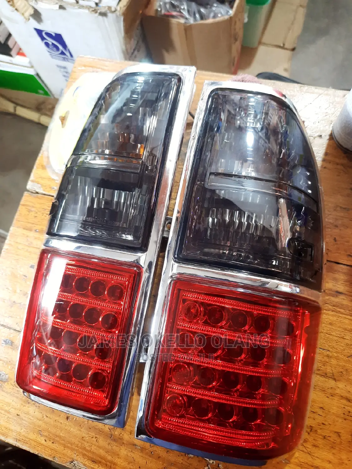 Toyota Prado Tx 1996 to 2002 Black Smokey Rear Tail Light