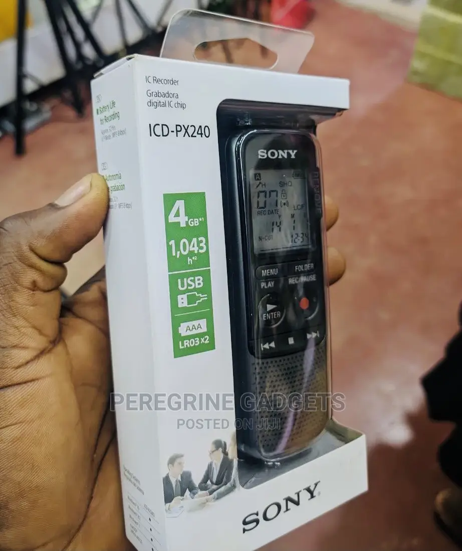 Icp-Px240 Noise Cut Filter Sound Recorder