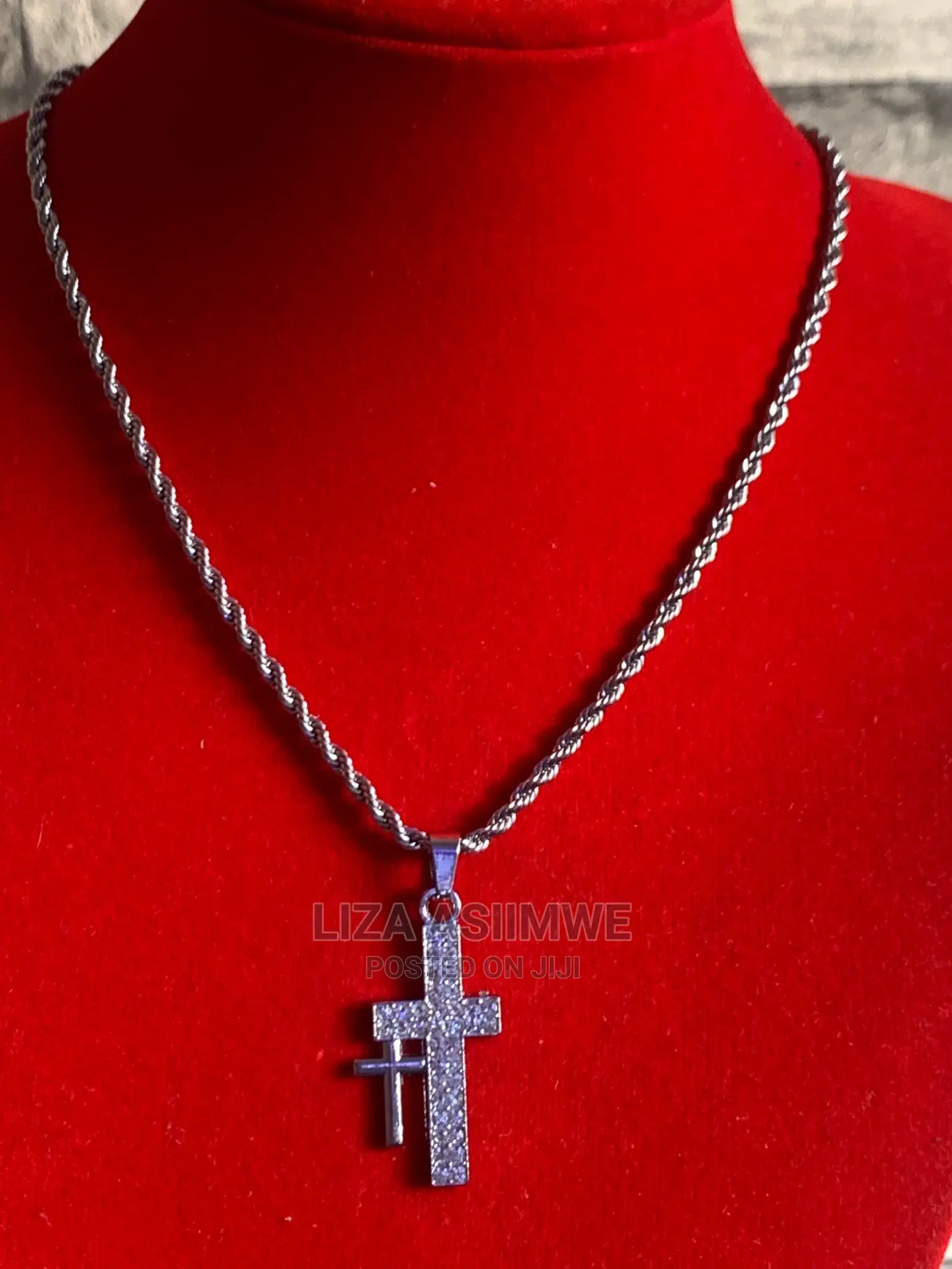 Rope Necklaces Available With a Cross Pendant