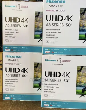 Hisense 50 Inches Smart 4k Uhd Tvs Flameless