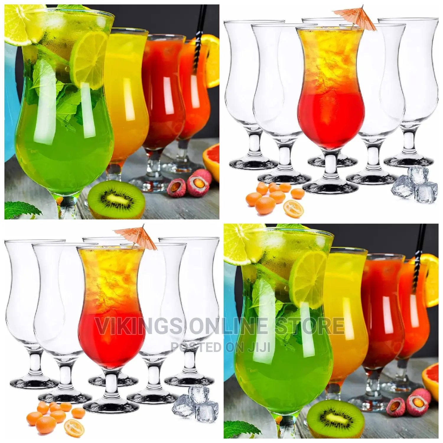 Cocktail Glasses 400ml Long Drink Tumbler