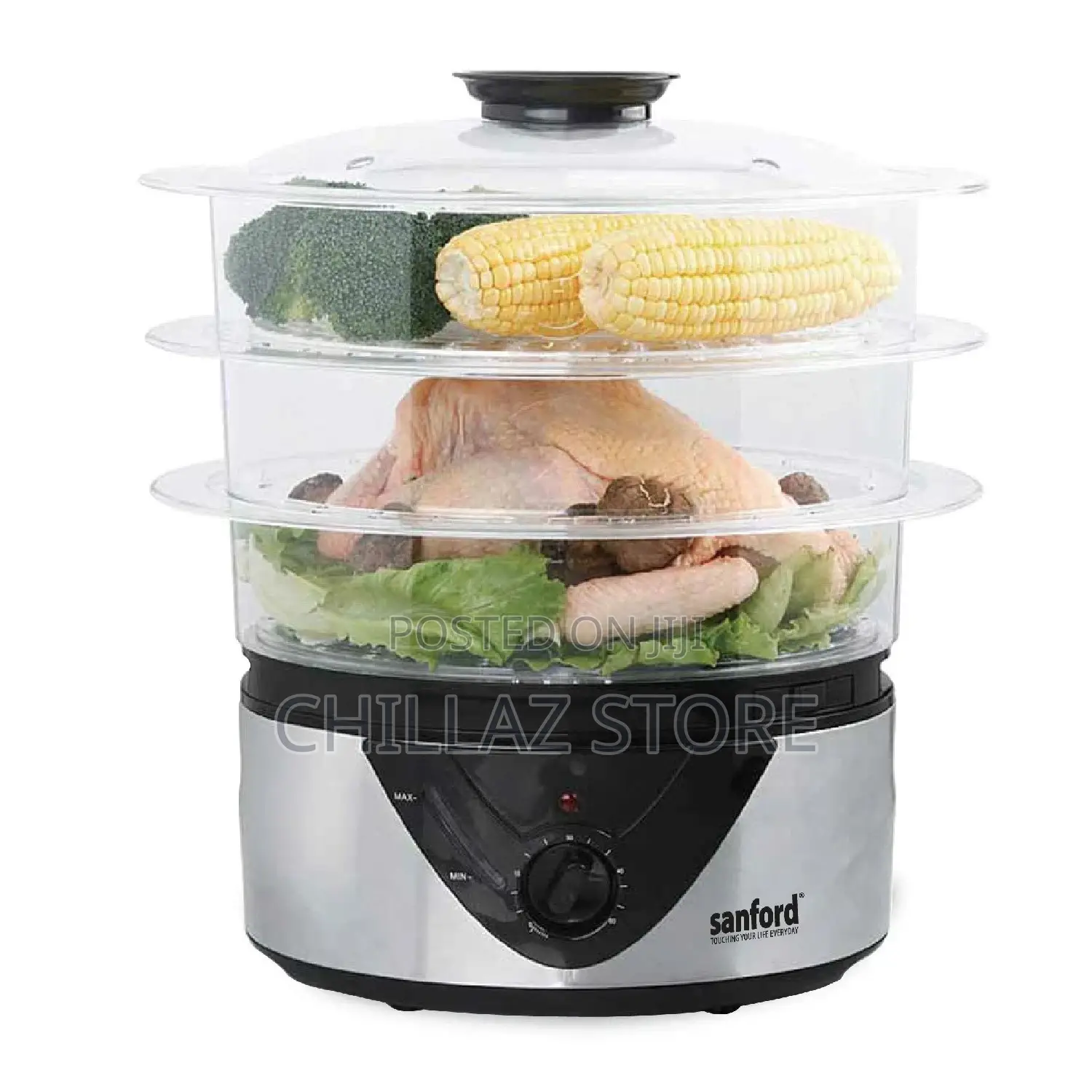 Sanford 3layer 8L Electric Food Cooking Steamer.