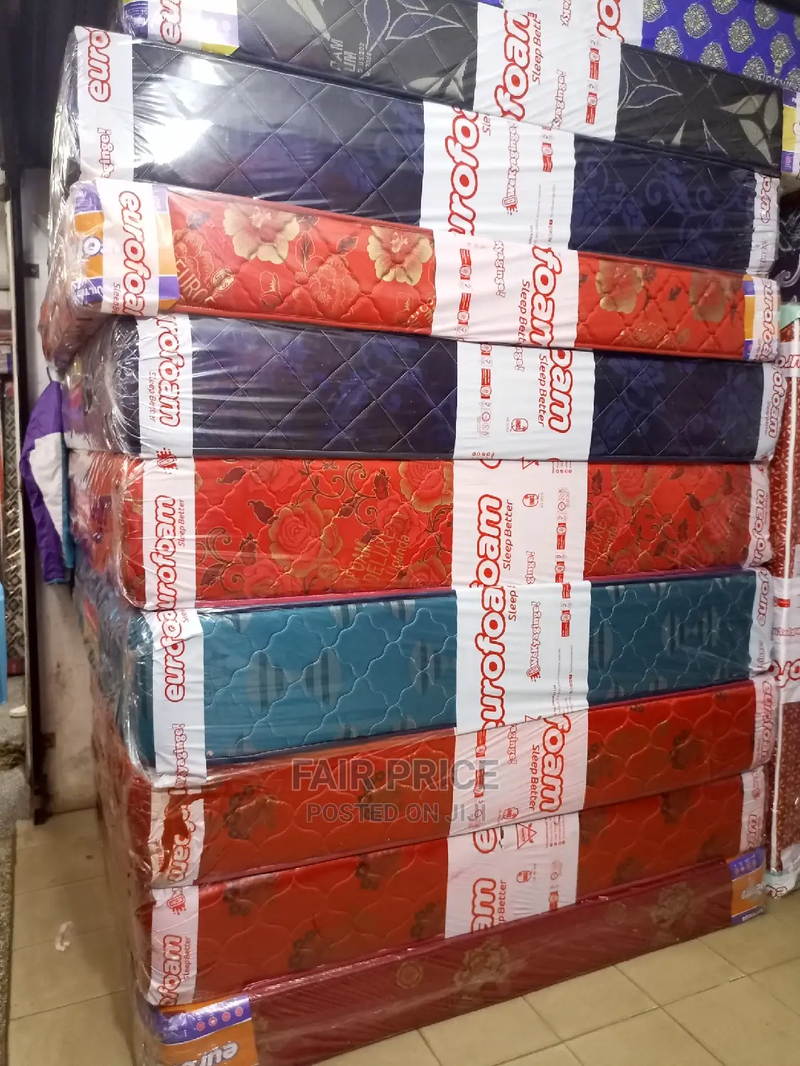 Eurofoam Mattress Premium High Density 6*6 in 10 Inches