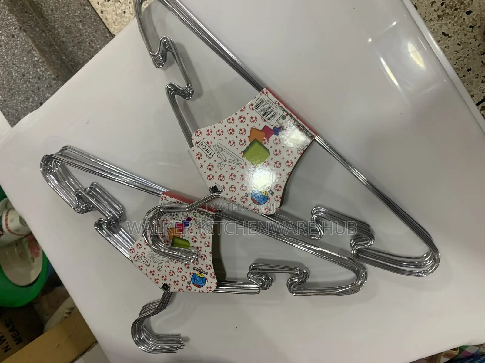 10pc Stainless Steel Hangers