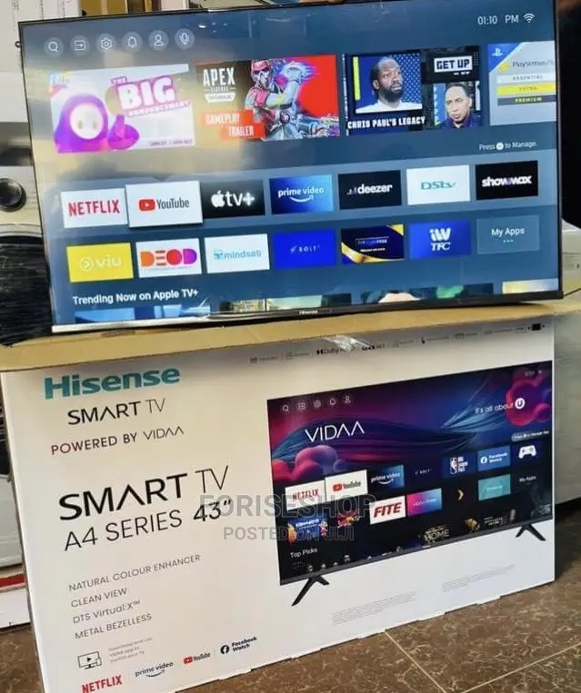 Hisense 43inch Smart Flameless Tv