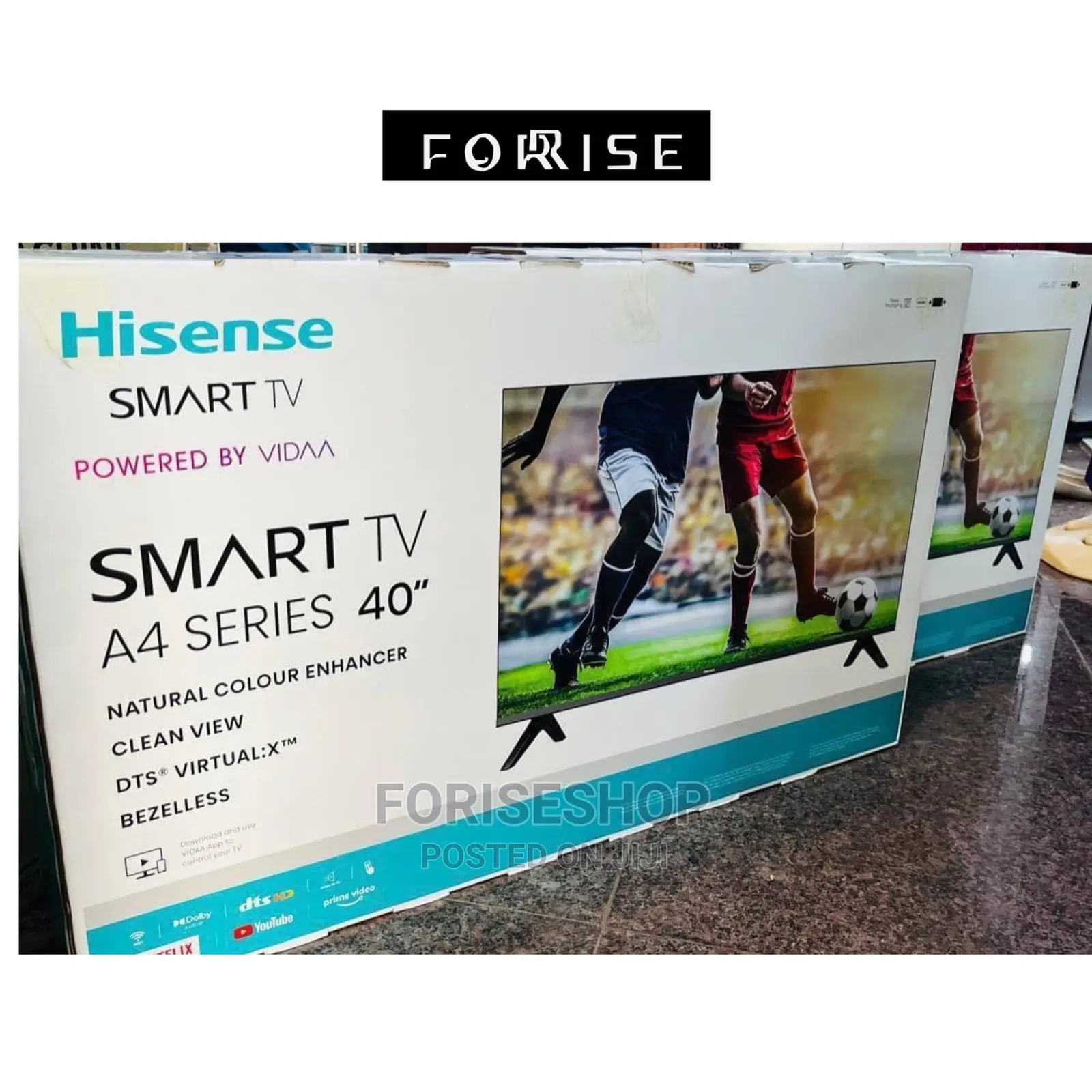 New Hisense 40inch Smart Flameless Tvs Wholesale Prices