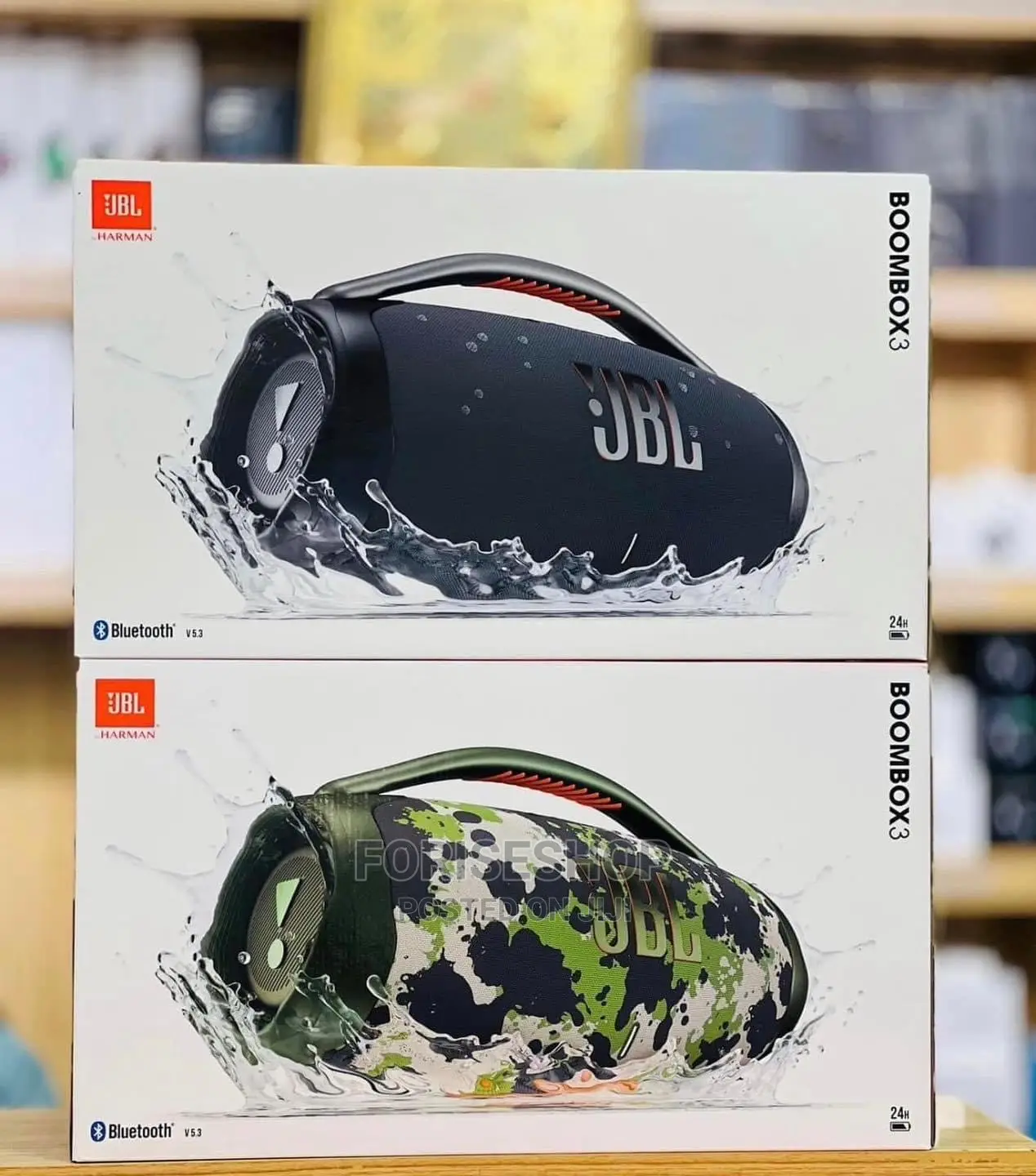 New JBL BOOMBOX3 Bluetooth Speaker With Warranty