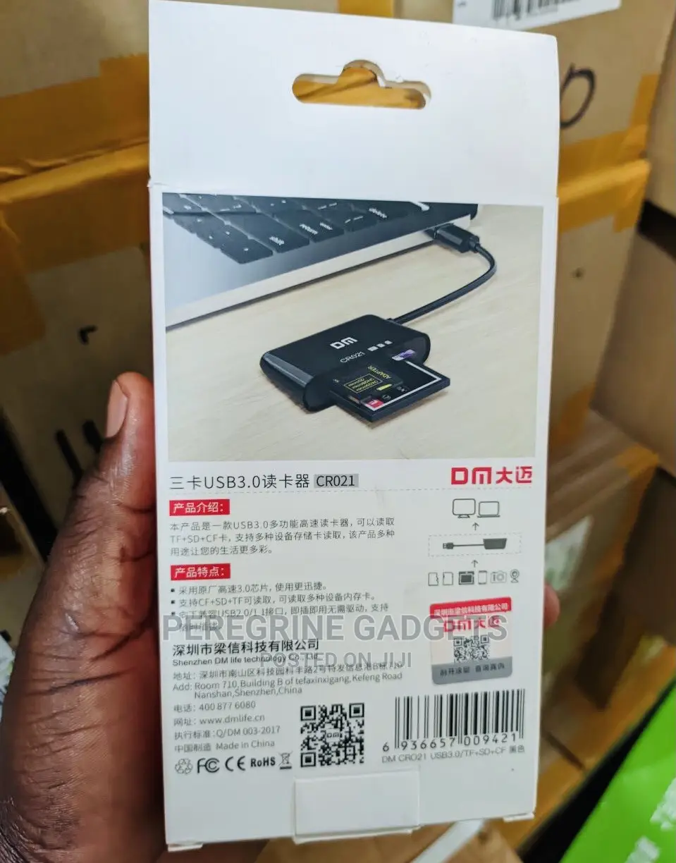 Dm Usb3.0 Tf-Sd-Cf Card Reader