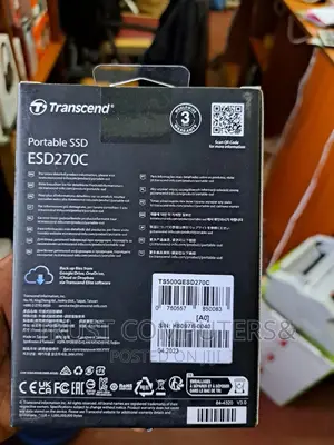500gb Transcend External SDD 3.1 Usb C