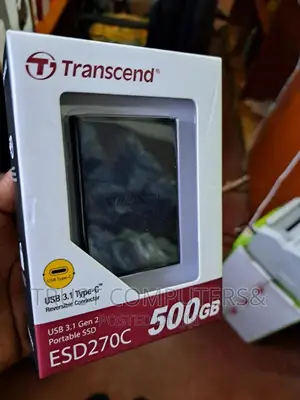 500gb Transcend External SDD 3.1 Usb C
