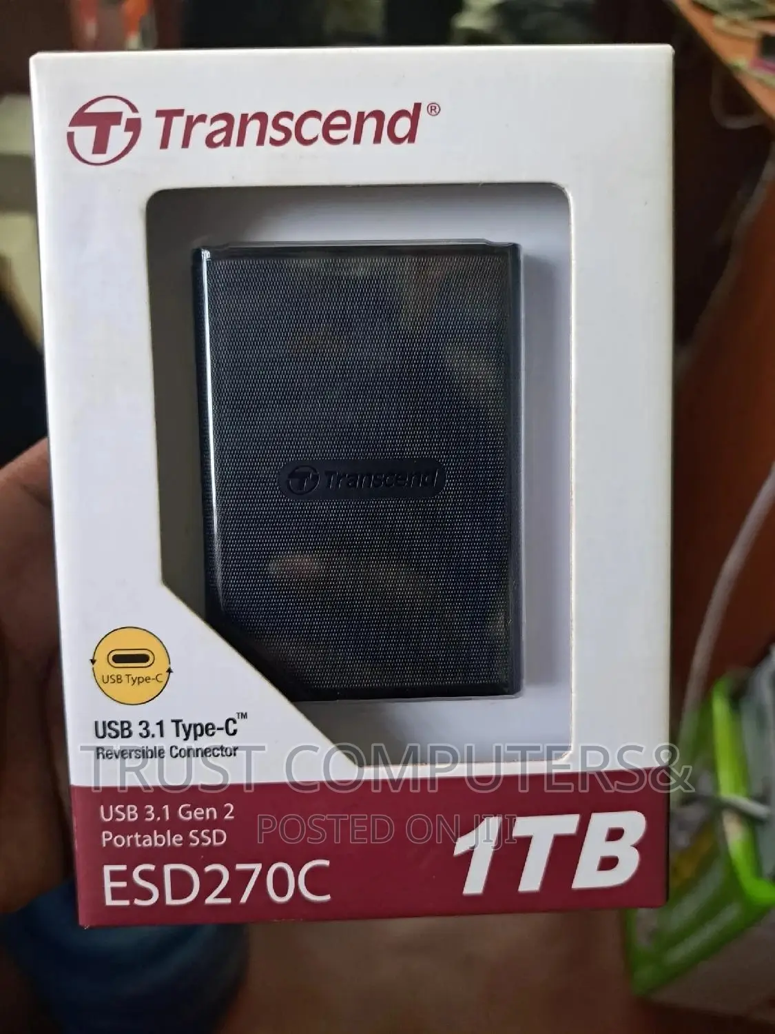 1TB External Transcend Ssd