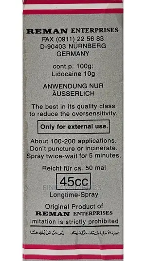 REMAN'S D00Z 14000 Men's Sex Ejaculation Delay Spray