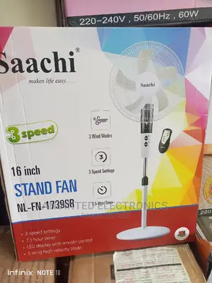 Sacchi Stand Remote Control Fan