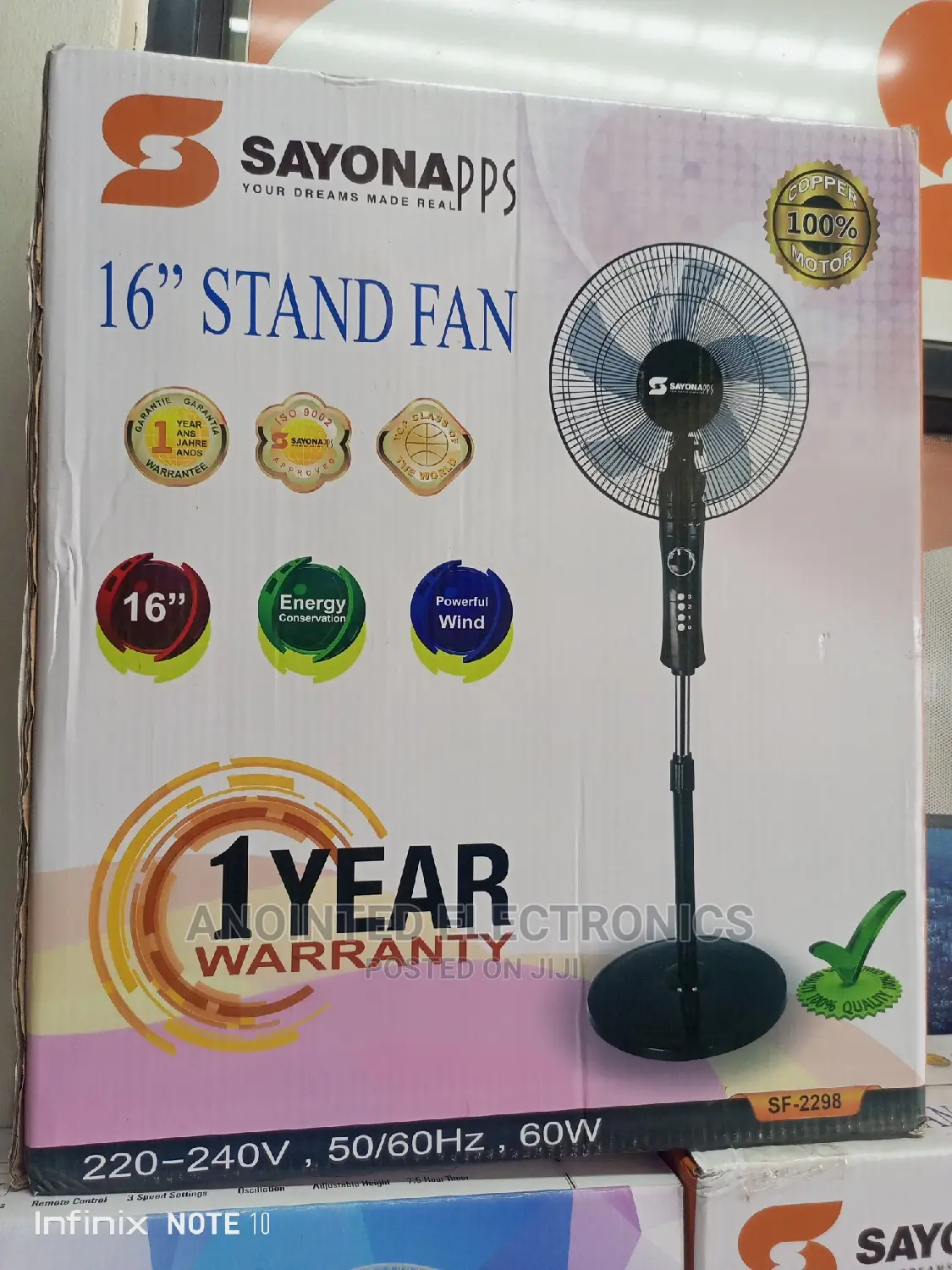 Sayona Stand Fans
