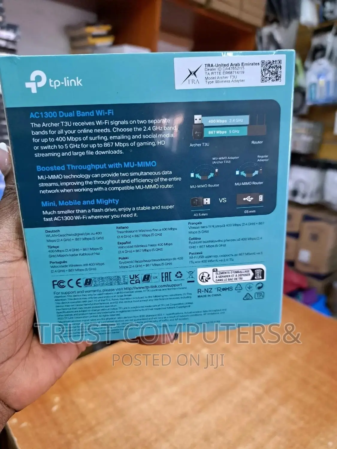 Tp-Link Ac1300 Usb Wireless Adapter T3U