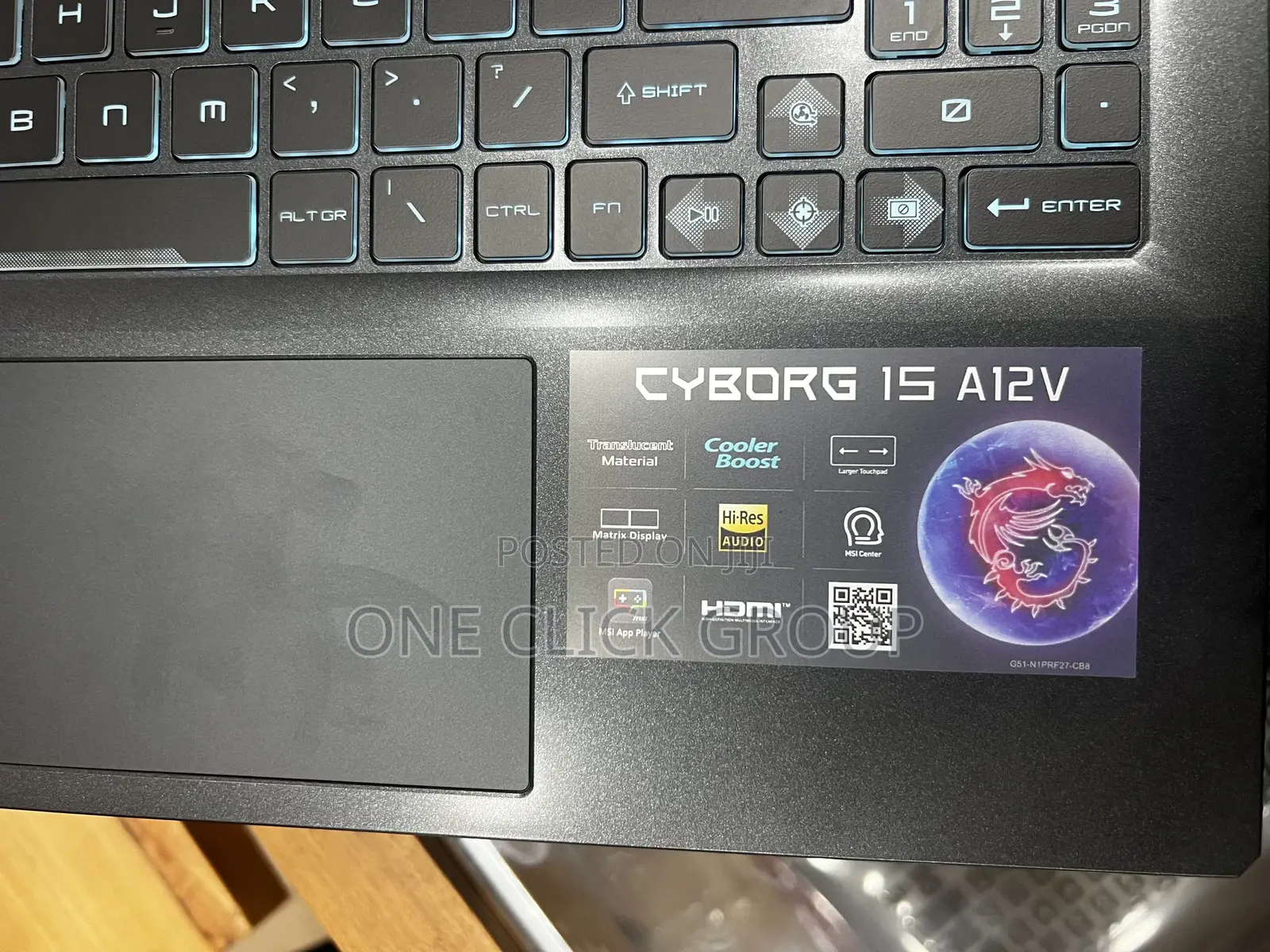 New Laptop MSI CR650 16GB Intel Core I7 SSHD (Hybrid) 512GB