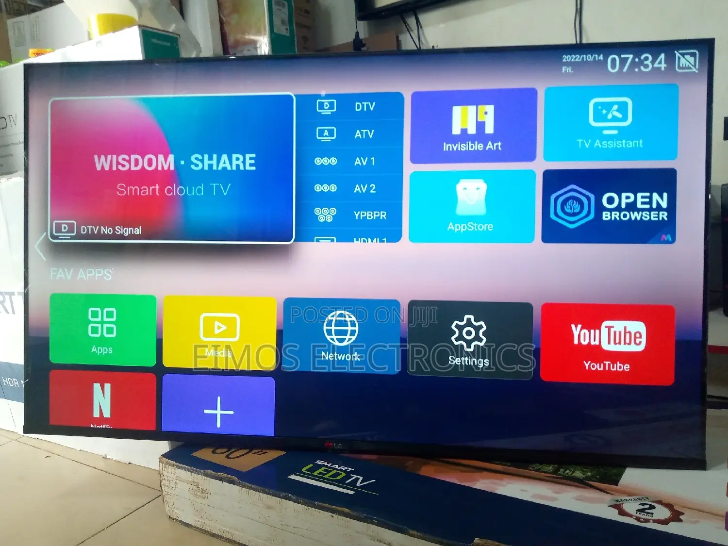 55 Iches LG Smart TVS