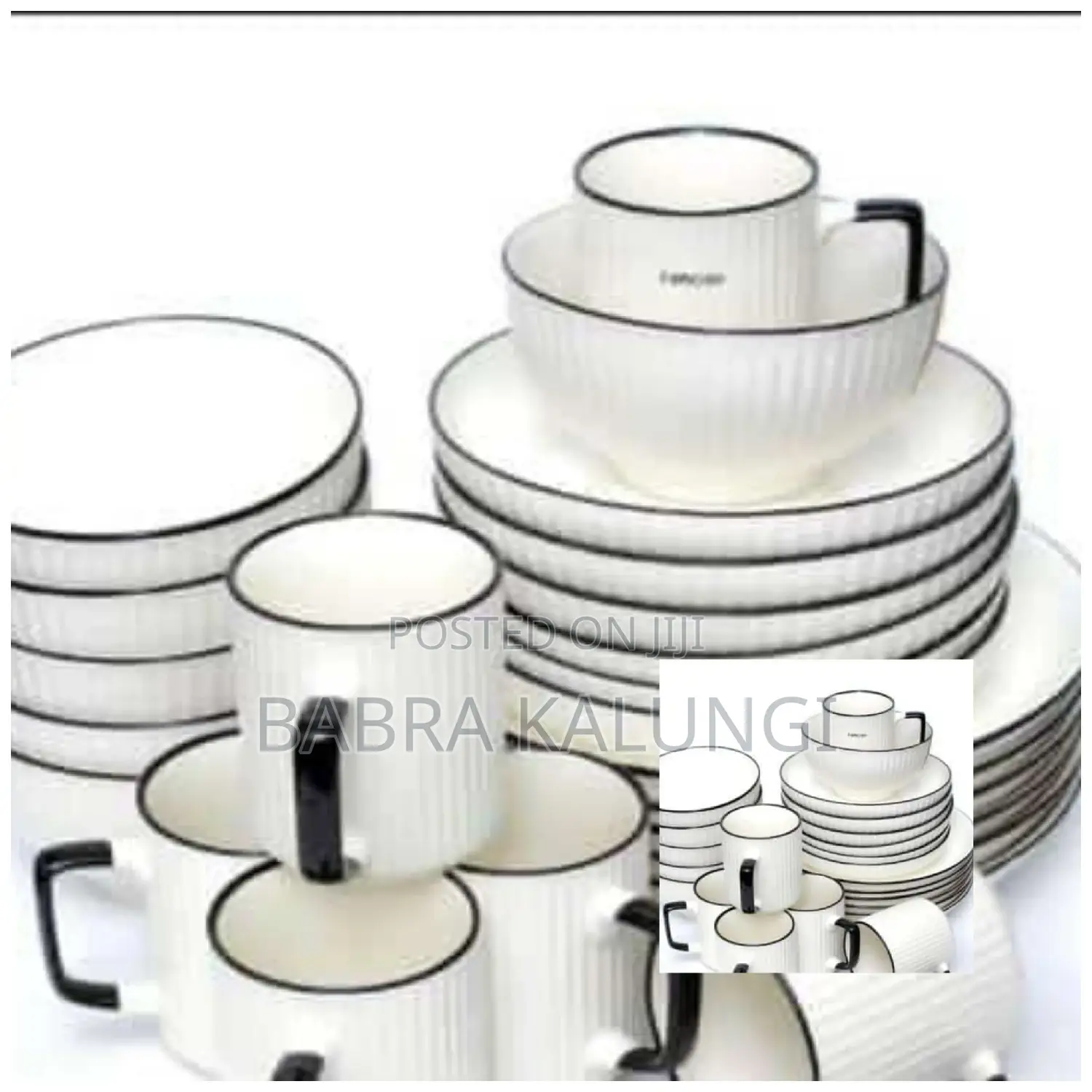 48pcs Dinner Set, Plates and Cups