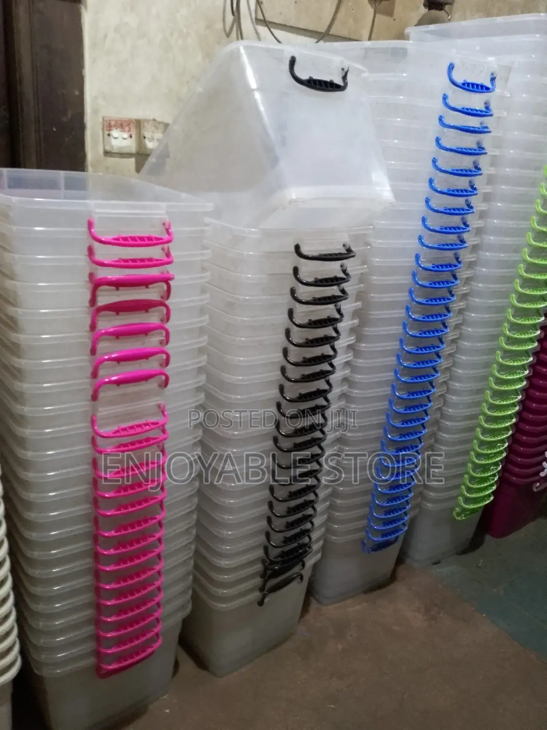 Plastic Storage Boxes(Transparent)