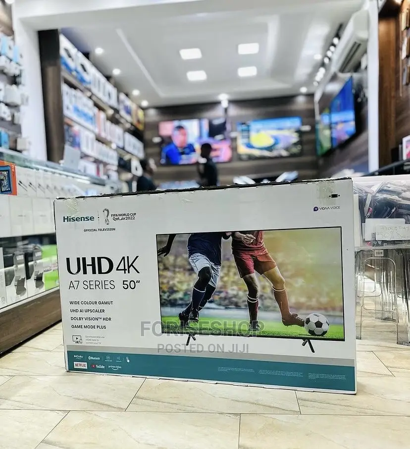 Hisense 50inch Brand New A6 Model Uhd Smart Tvs