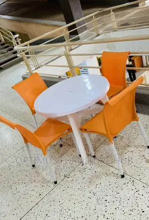 Round Table and Four Chairs