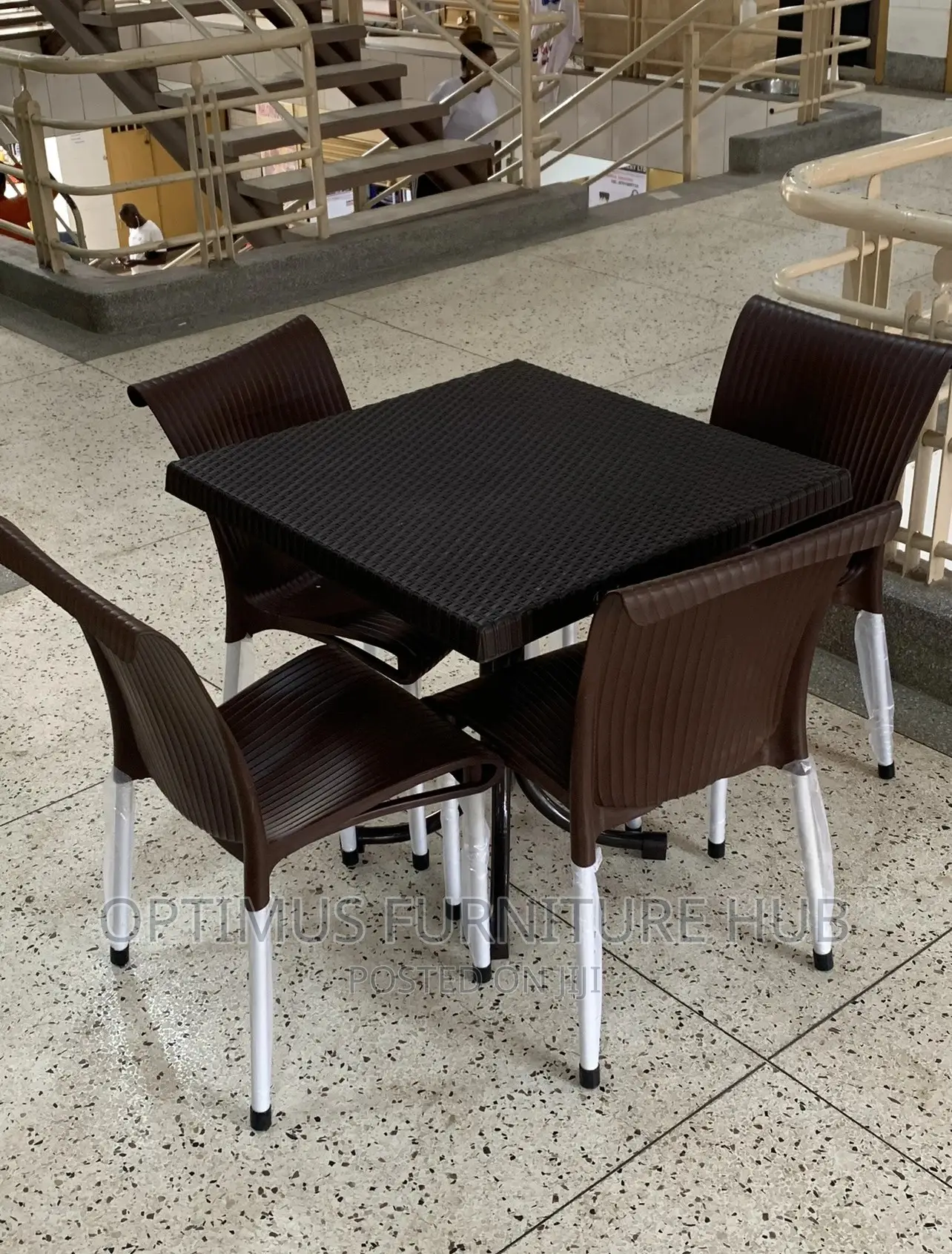 Square Table and Four Chairs