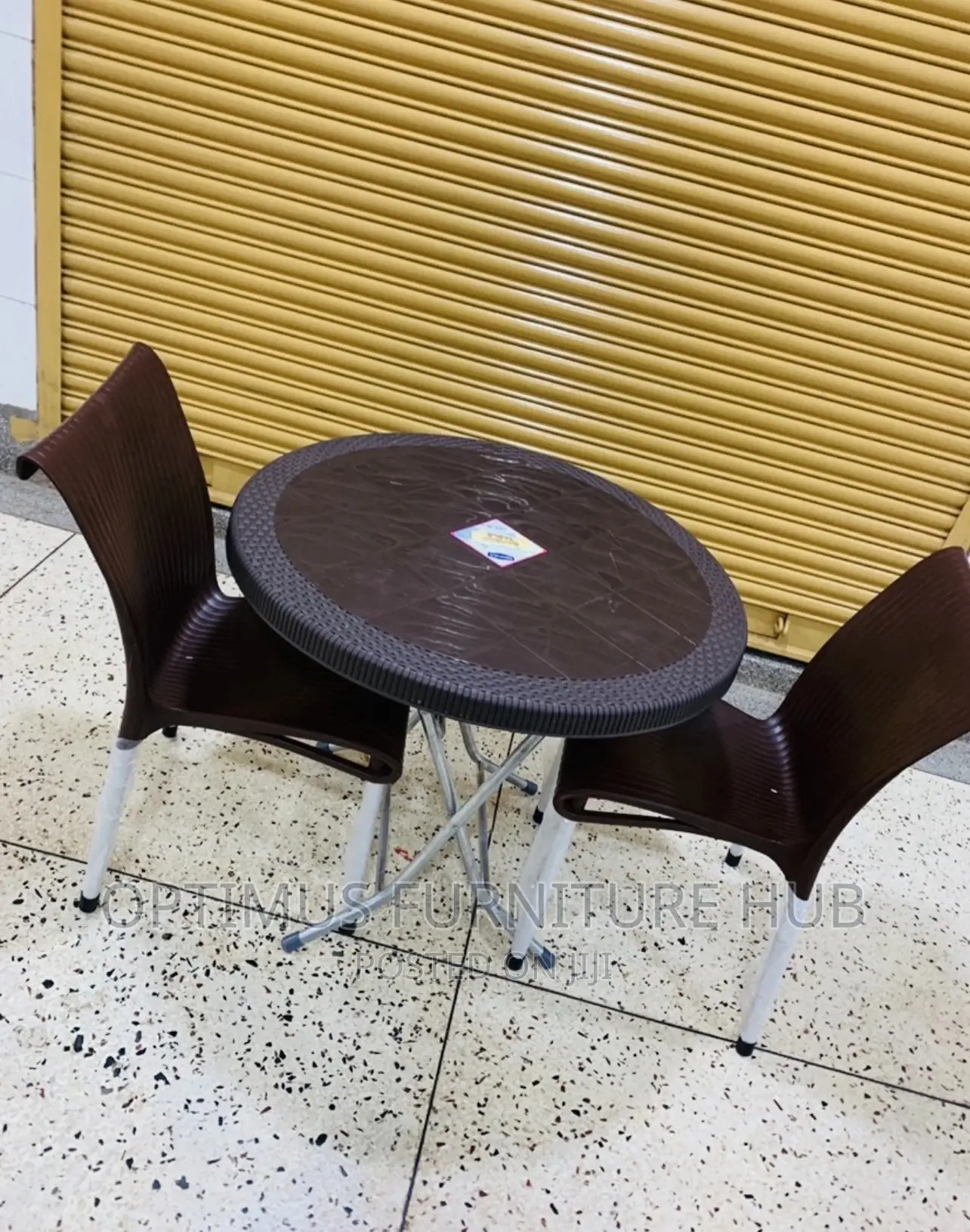 Brown Combo (2 Chairs, Table)