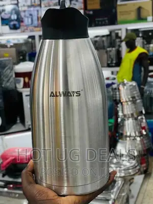 Always 2L Vaccum Flask Silver - Stainless Steel
