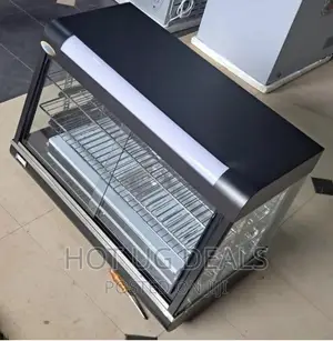 2 Tray Food Display Warmer - Black