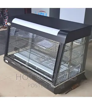 2 Tray Food Display Warmer - Black
