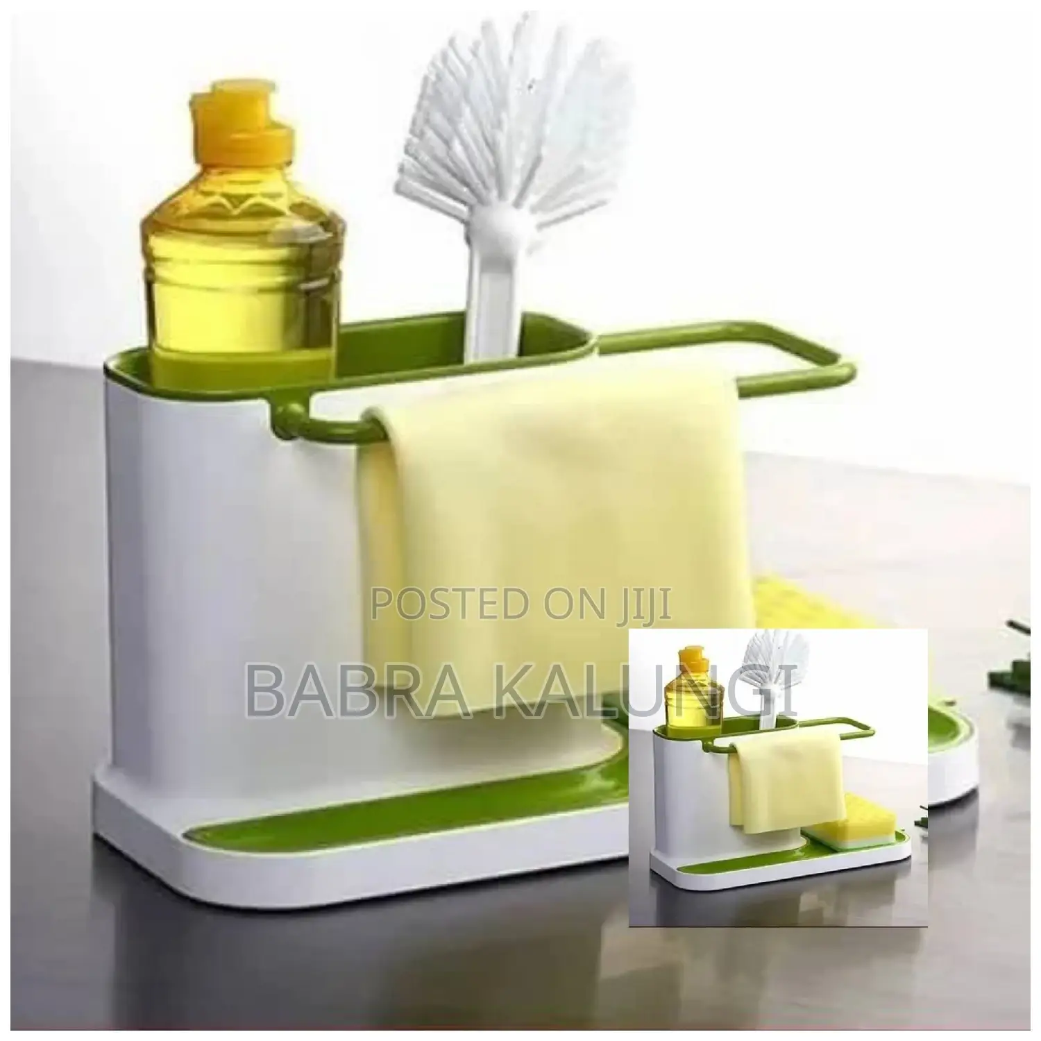 3 in 1 Kitchen Sink Organizer Stand Draining Holder