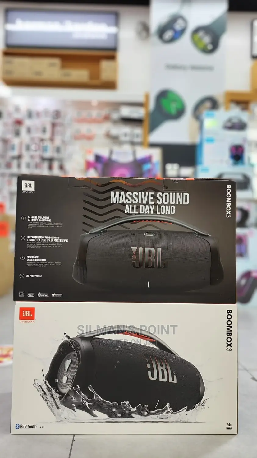 The All New JBL Boombox 3 Speaker