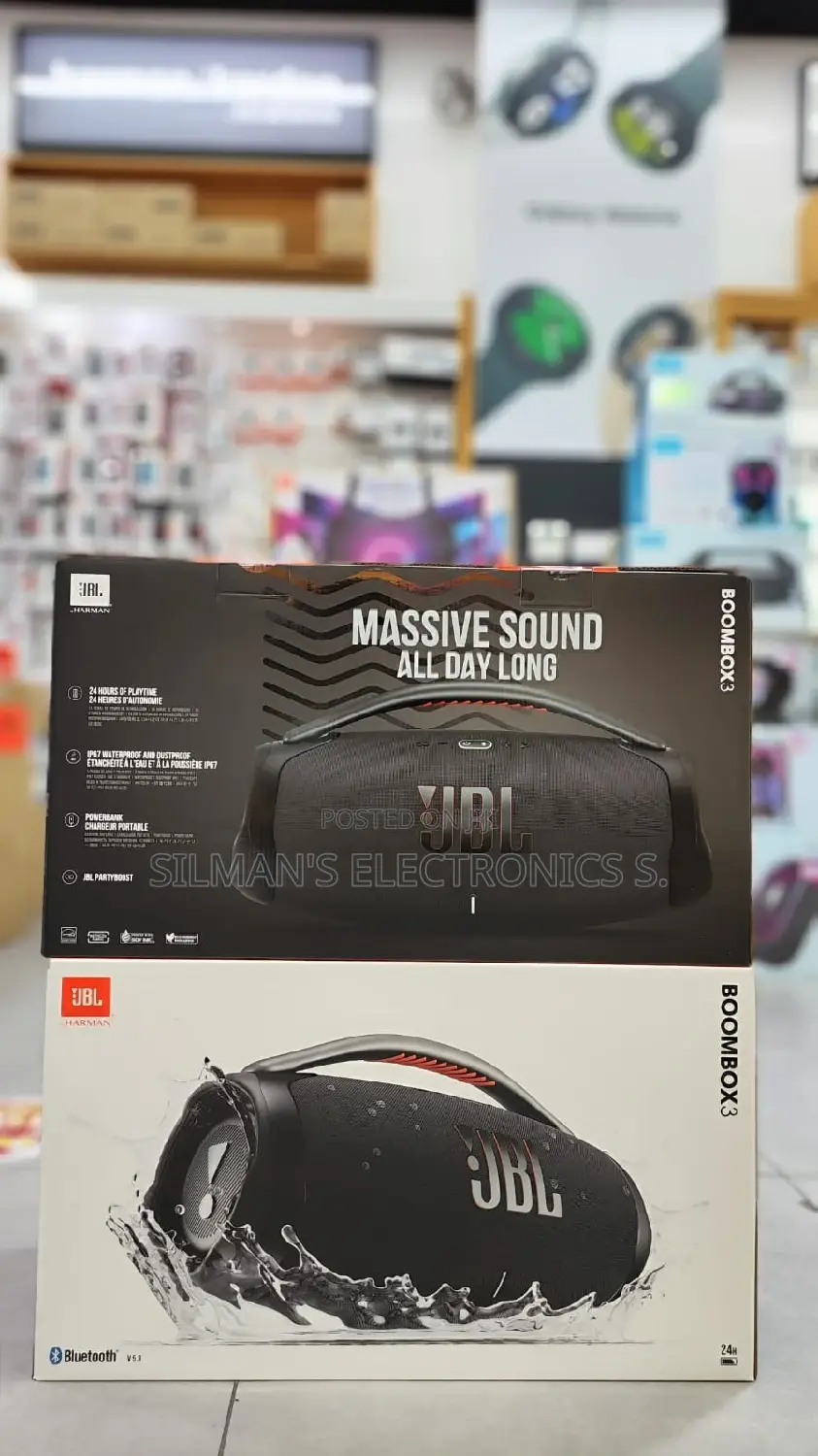The All New JBL Boombox 3 Speaker