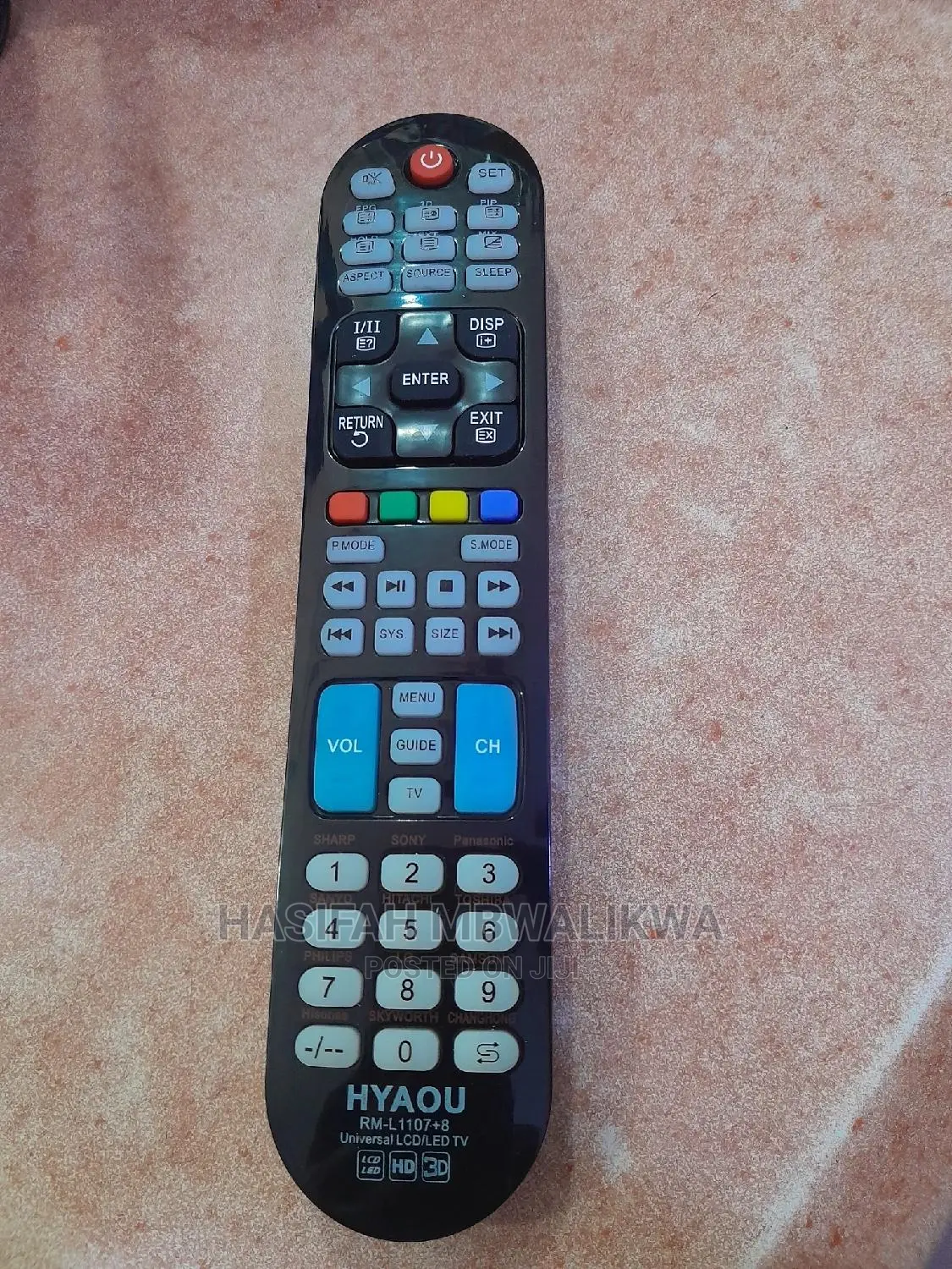 HYAOU Universal Remote. RM-L1107+8