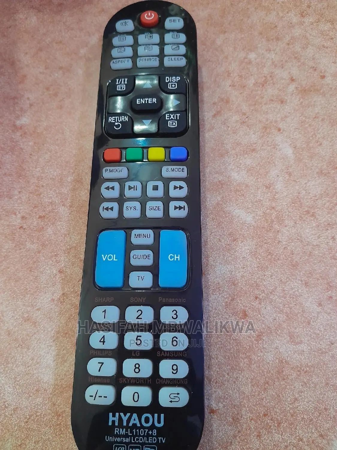 HYAOU Universal Remote. RM-L1107+8