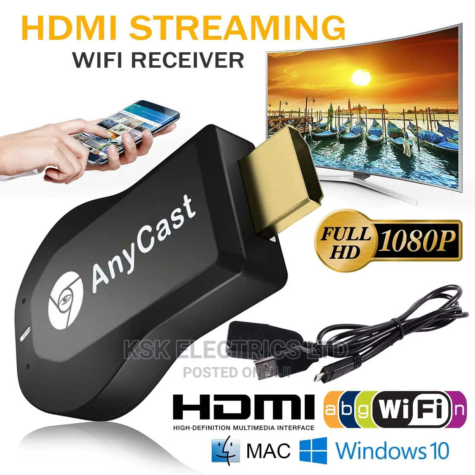 M2 Plus HDMI TV Stick for Airplay for DLNA Miracast for Anyc