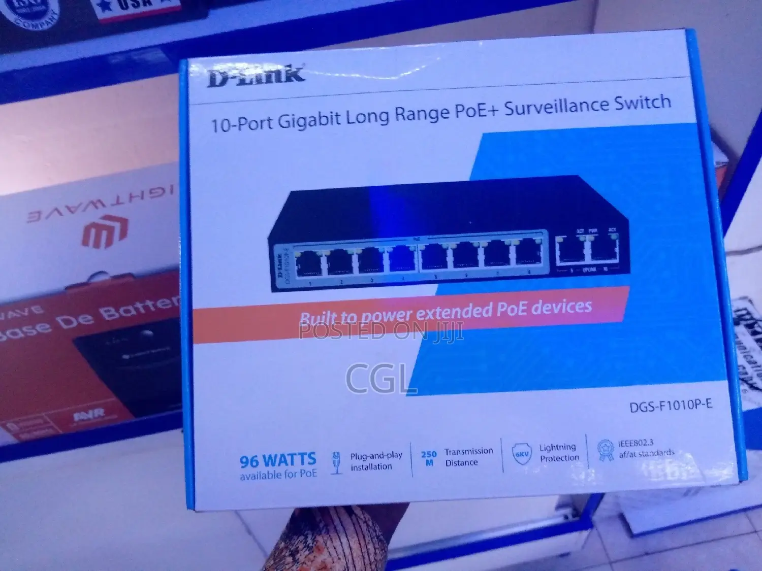 8port 10port D-Link Gigabit Poe+Surveillance 8 Port Poe