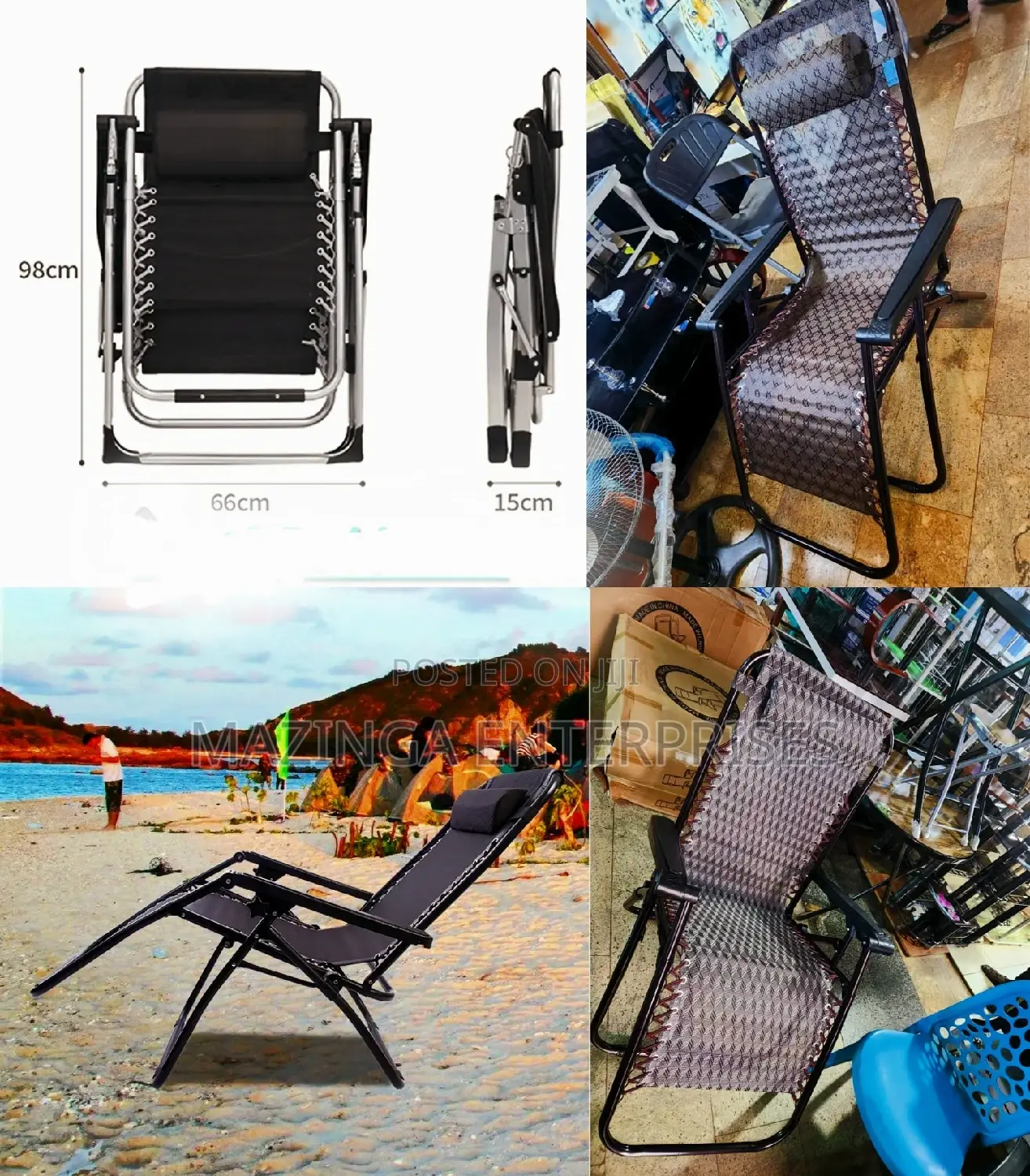 Inclining Zero Gravity Fold Chair(Leisure,Picnic Chilling)